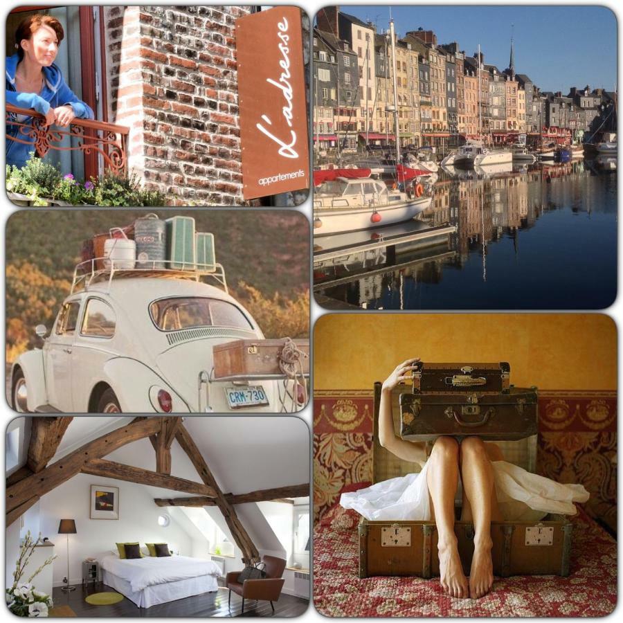 L'Adresse Honfleur Appartement Buitenkant foto