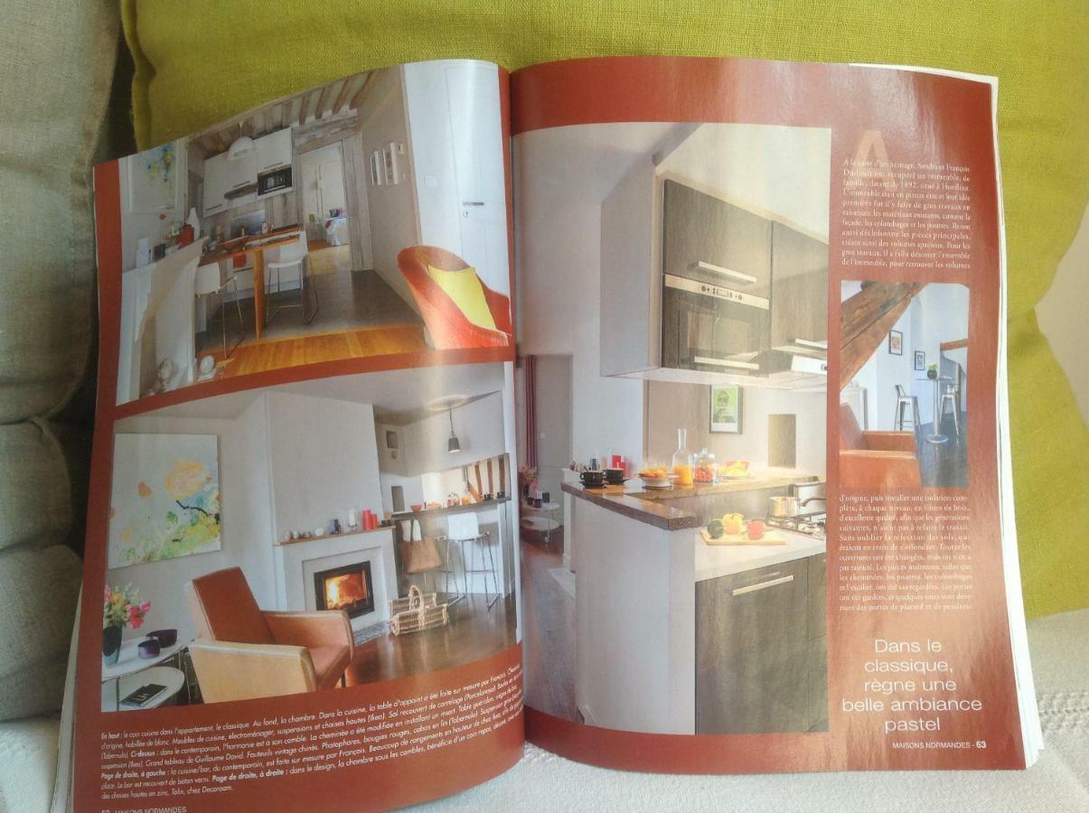 L'Adresse Honfleur Appartement Buitenkant foto